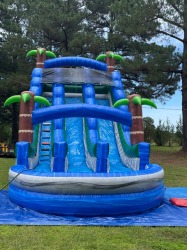 Dual20Lane201 948521558 Dual Lane - Paradise Falls Slide - Wet